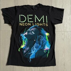 Demi Lovato Neon Lights tour shirt